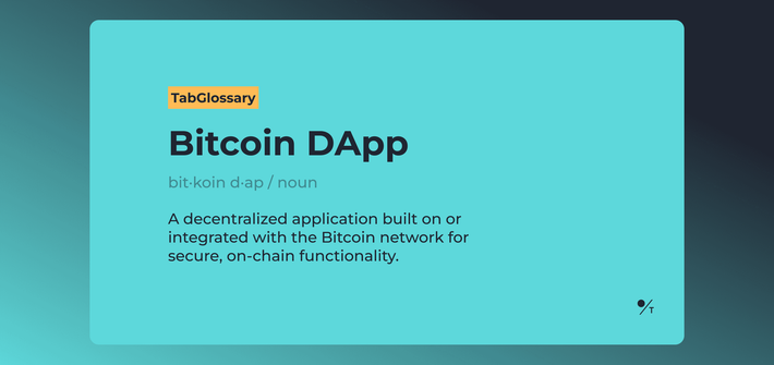 What Are Bitcoin DApps?